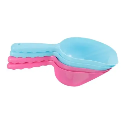 Produktbild: HONITANO 4 Stück Teiliges Sandspielzeug Kleine Kunststoff Schaufeln für Garten und Strand für Vielseitig Einsetzbar zum Graben und Pflanzen Zufällige Farbe Zufällige Farbe