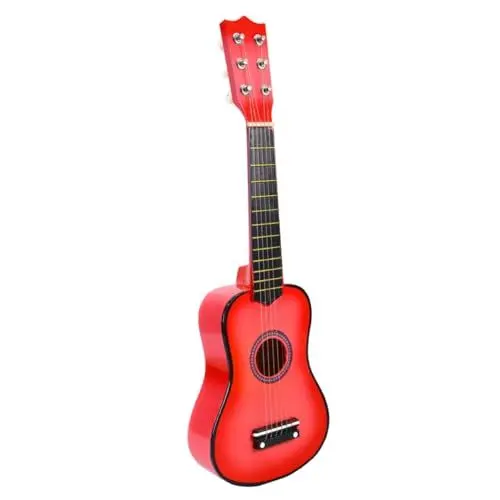 Produktbild: HONITANO Akustikgitarre für Holzgitarre Rosa für Musikliebhaber und Anfänger Perfektes Musikinstrument für Kleine Musiker und Komfort