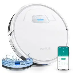 Produktbild: HONITURE Staubsauger Roboter, G20 Saugroboter mit Wischfunktion,4000Pa,Kehren Saugen Wischen 3 in 1 Roboterstaubsauger,Ideal für Tierhaare, Teppiche und Hartböden,Sprach- und Fernbedienungssteuerung