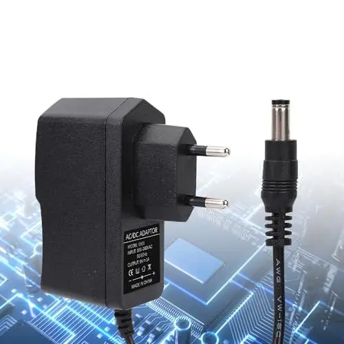 Produktbild: Honiwu DC Adapter, Pedal Netzteil Adapter, Power Supply Adapter, Stromquelle Ladeadapter, Spitze Negative, Netzadapter Geeignet für eine Vielzahl von elektronischen Keyboards, Digitalpianos, Pedalen