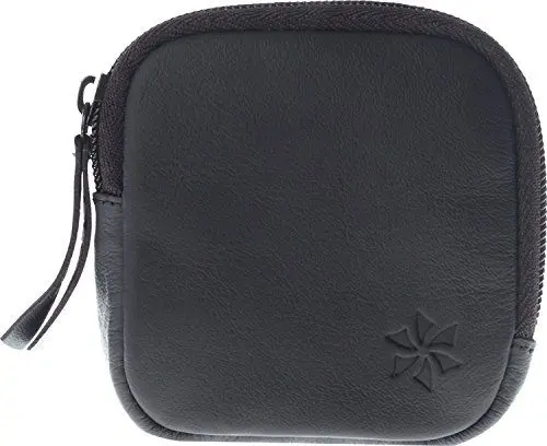 Produktbild: honju Bike Echtledertasche für Yamaha PW-Series/Pedelec Tasche (Displayschutz, Innentasche für Schlüssel, Schutz vor Kratzer & Schmutz) - schwarz
