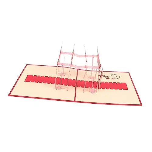 Produktbild: HONMEET Einladungskarte Zur Hochzeit – Kreative 3d-papierschnitz-grußkarten – Hochzeitssegen