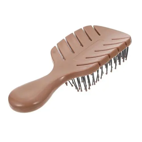 Produktbild: HONMEET Haarbürste Mini Faltbarer Kamm Spiegel Haarwerkzeug Sichere Bequeme Kopfhautmassage