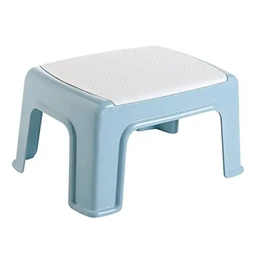 Produktbild: HONMEET Kunststoff Kleiner Sitzhocker Leichter Fußhocker Tragbar Für Babys Und Kinder Langlebig Und Platzsparend