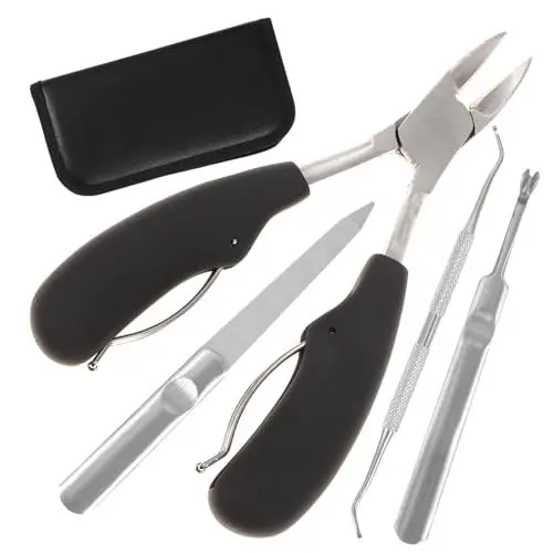 Produktbild: HONMEET 1satz Teiliges Nagelpflege-set Ergonomische Edelstahl-werkzeuge Für Maniküre Und Pediküre Inklusive Nagelknipser Für Einfache Nagel Und Hautpflege