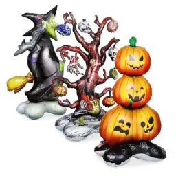 Produktbild: HONMEET 1 Satz Halloween-Dekorationsrequisiten Partyballons Halloween-Luftballons-Dekorationen Halloween Party Deko halloween atmosphäre Spielzeug Party-Requisiten Ballonornamente
