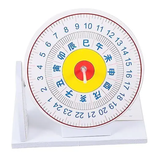 Produktbild: HONMEET 1 Satz Sonnenuhr-Modell experimentierset Home Decor wohnungsdeko wohnungseinrichtung wohnraumdeko Sonnenuhr Lernspielzeug Heimdekoration Lehrhilfe sonnenuhr selber Machen Plastik