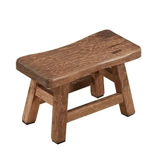 Produktbild: HONMEET 1stk Kinderhocker Möbel Für Kleinkinder Mini-Stuhl Gartenmöbel Hocker Für Den Haushalt Outdoor-kindermöbel Kinderstuhl Reisetöpfchen Für Kleinkinder Outdoor-möbel Light Brown Wenge