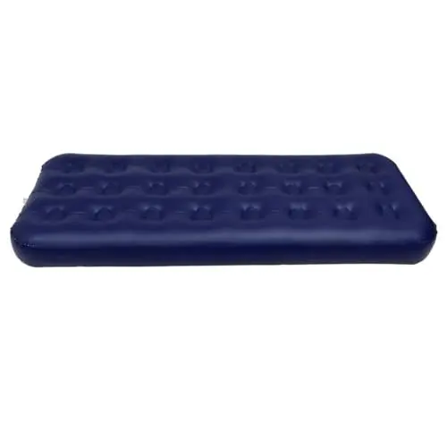 Produktbild: HONMEET 1 Stück Tragbare Aufblasbare Einzel-campingmatte Beflockung PVC Luftmatratze Bett Bequeme Schlafunterlage Für Strandreisen Im Freien