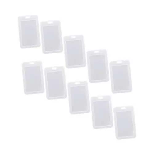 Produktbild: HONMEET 20St leerer Kartenhalter Namensschild vertikale ID-Halter Inhaber eines Impfausweises kreditkartenhalter credit card holder Inhaber eines Studentenausweises Karten decken Plastik