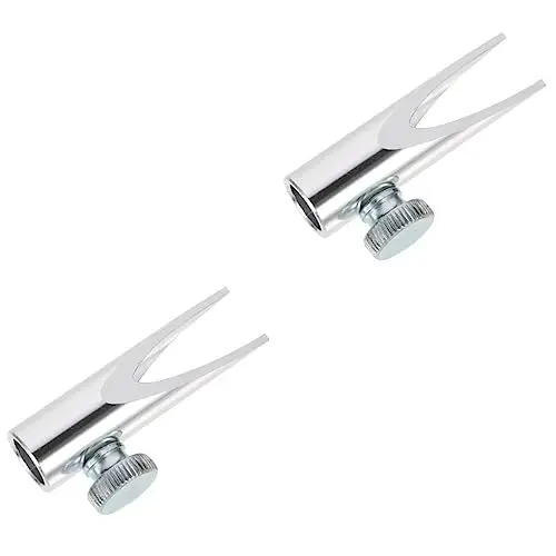 Produktbild: HONMEET 2St Werkzeug zum Schärfen der Augenbrauen Schminkstiftspitzer bleistiftspitzer dual office zubehör bürogadges Anspitzer für Make-up-Stifte Anspitzer für Augenbrauenstifte Silver