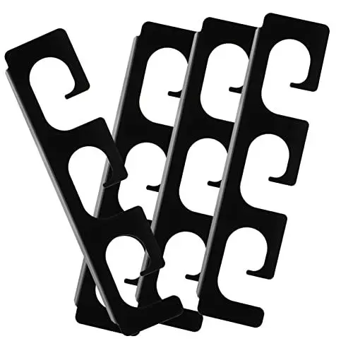 Produktbild: HONMEET Angelrutenhalter Zur Wand-/deckenmontage 2 Paar Rutenhalter Für Angelruten Aus Acrylmaterial Für Garage-aufbewahrung