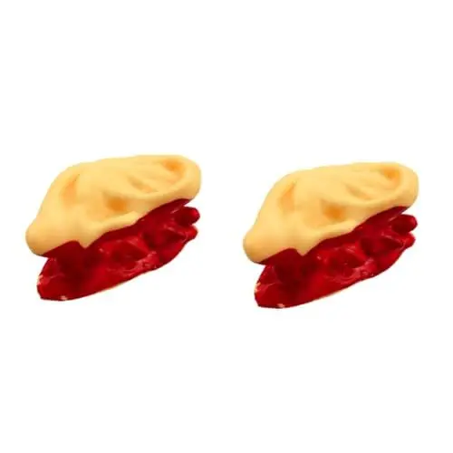 Produktbild: HONMEET 2 Stücke Kostüm Requisiten Für Halloween Spielzeug Ohr Simulation Sicher Für Kinder Party Spiele
