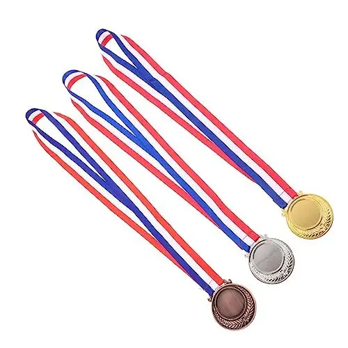 Produktbild: HONMEET Medaillen Aus Metall Für Wettbewerbe Sportmedaillen Als Auszeichnung Langlebige Universalmedaille