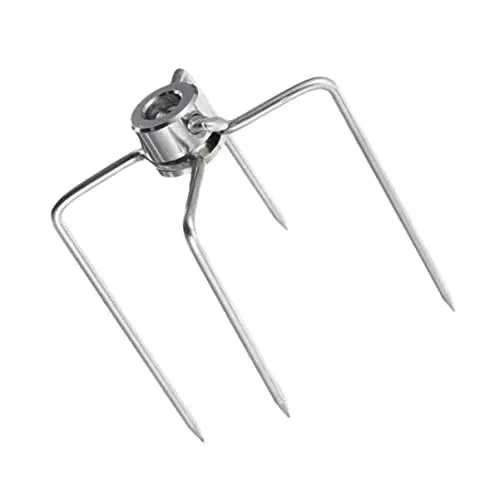 Produktbild: HONMEET Bratgabel Grillzubehör Rotisserie-Grill Grill Drehspieß Fleischgabeln Drehspießgabel Rotisserie-zinken-fleischgabeln Grillspießgabeln Grillwerkzeug Stangengabel Rotieren Eisen Ofen