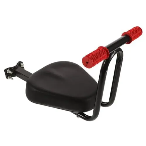 Produktbild: HONMEET Fahrrad-kindersitz Fahrrad Rückenkissen Verdickte Regalsitze Fahrrad Kinderfahrradsitz Fahrrad Rücksitze Hochelastischer Kinderfahrradsitz Sichere Fahrradsitze Kindersitze Metall