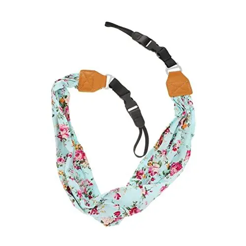 Produktbild: HONMEET Schal Schultergurt Kameragurte für Frauen Handgelenk-Lanyards-Clip Kamera-Umhängeband Abzeichen Lanyards Fotozubehör Kamera-Lanyard Muster Schulterriemen Einzel-Mikro-Schultergurt