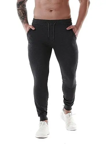 Produktbild: HOOD CREW Jogginghose Herren Sporthose Fitness Training Slim Fit Hose mit Taschen