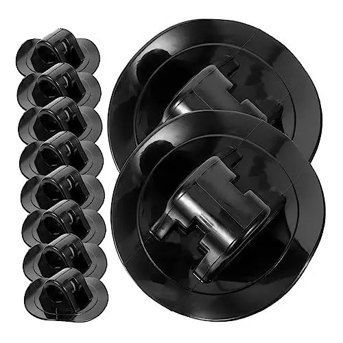 Produktbild: HOODANCOS 10 Stück Teiliges Kajak Zubehör PVC Schnallen für Bungee Seile Ersatzteile für Kanus und Ruderboote Langlebige und Leichte Halterungen für Bootspflege