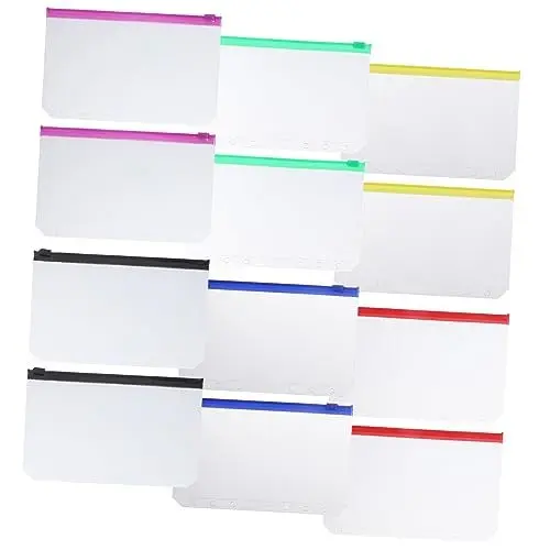 Produktbild: HOODANCOS Dicke Aufbewahrungstasche Bindertaschen Refill-reißverschlusstaschen Für Notizbücher Binder-reißverschlusstaschen