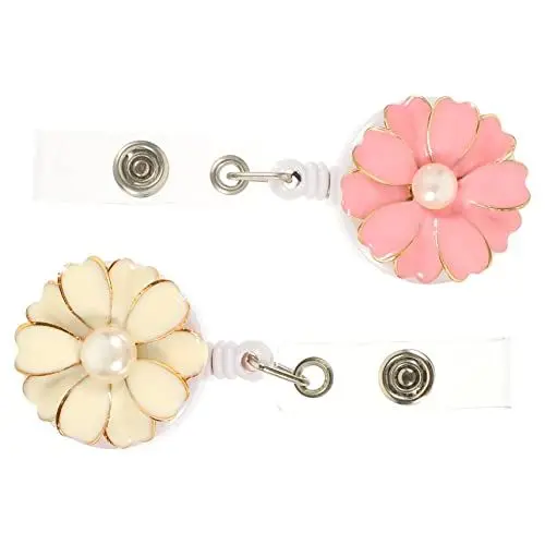 Produktbild: HOODANCOS Niedliches Badge-rollenpaket Einziehbare Badge- Badge-clip Mit Umhängeband Leicht Zugänglicher Ausweishalter Robustes Material
