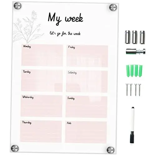 Produktbild: HOODANCOS Einfache Massage Boards Kreative Whiteboards Löschbaren Memo Pad Hängen Memo Board Tagesplaner