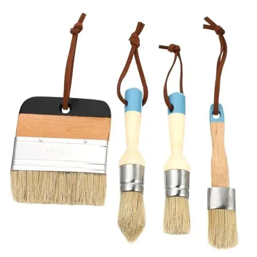 Produktbild: HOODANCOS 1-Zoll-Pinsel-Set Mit Holzgriff Und Flexiblen Borsten Für Heimdekorations-kunstprojekte