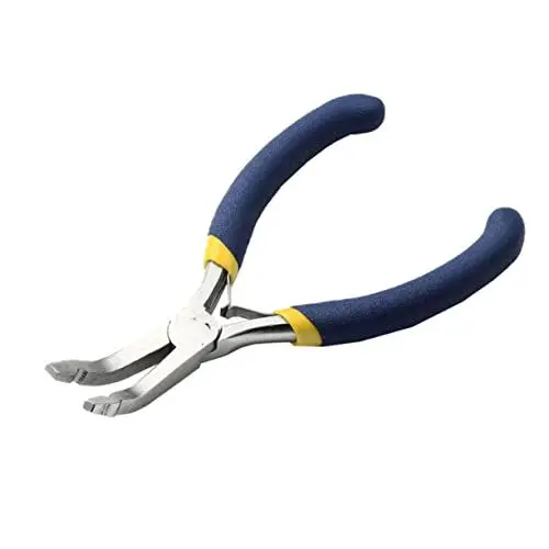 Produktbild: HOODANCOS 1stück Praktische Gebogene Nasenzange Für Diy Schmuckherstellung Langlebig Und Korrosionsbeständig Werkzeug Für Handarbeiten Und Basteln Von Schmuck