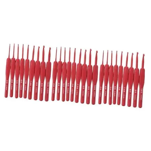 Produktbild: HOODANCOS 27-teiliges Stricknadel-set Häkelnadeln 6 Größen Aluminium Garn-bastelwerkzeuge Für Anfänger