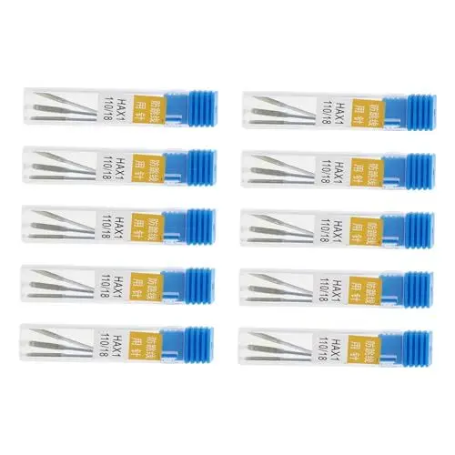 Produktbild: HOODANCOS 30St Zubehör für Nähmaschinen Anti-Sprung-Nadeln Punktnadel Multi-Nadeln tuchnadel nähmaschine zubehör Multifunktions-Nähzubehör Nähnadeln für elastische Stoffe Außenbox Kunststoff
