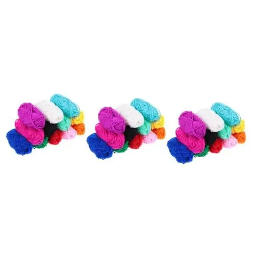 Produktbild: HOODANCOS 36 Rollen Strickgarn Knitting Wool acrylgarn Garn aus Baumwollmischung Bastelgeräte DIY Garn Häkelgarn Masse Garn weben Bastelgarn häkeln Wolle Handarbeitsgarn Wolle selber Machen