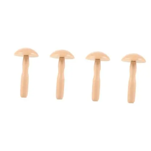 Produktbild: HOODANCOS 4 Stück Werkzeuge zum Ausbessern von Holz Holzreparaturwerkzeug Holzreparaturpilz Holzreparatur-Kit multifunktionswerkzeug pilze zubehör Pilz ausbessern kreativer Flickpilz hölzern