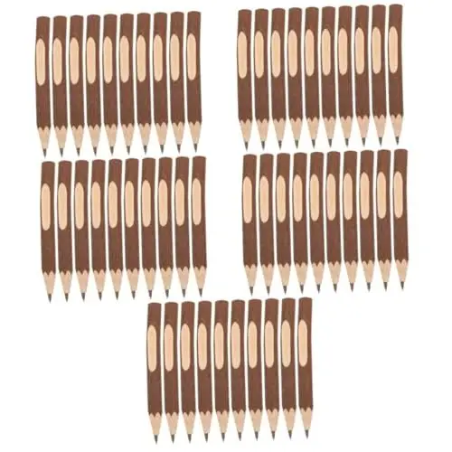 Produktbild: HOODANCOS 50stücke Holz Kugelschreiber Mit Baumrinde- Tragbare Und Praktische Schreibstifte Kreative Und Umweltfreundliche Holzstifte Für Schule Und Büro
