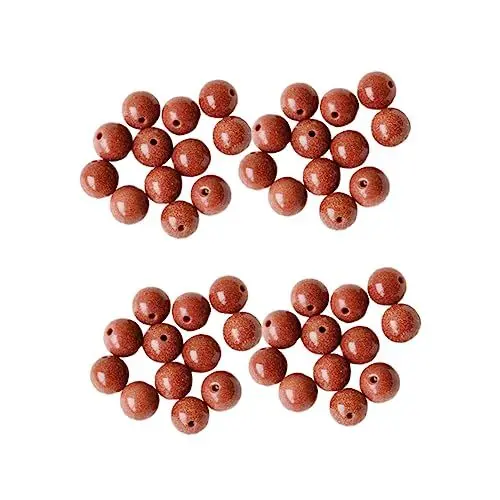 Produktbild: HOODANCOS Perlenset Zur Schmuckherstellung 50 Stück Steinperlen 8 Mm Massiv Für Armbänder Und Halsketten