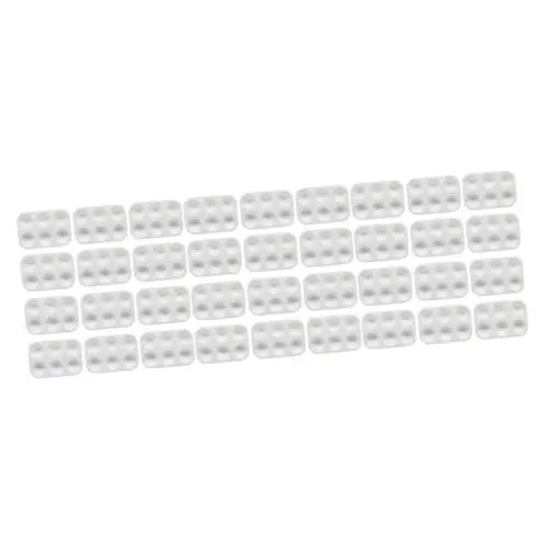 Produktbild: HOODANCOS 60 STK Malpalette Farbmischpalette kunststoffpaletten Kunstpalette Painting zubehör zeichnen zubehör Zeichenpalette malerpalette Farbtablett zum Malen Weiß