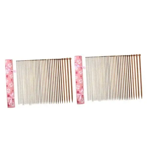 Produktbild: HOODANCOS 64 Stk handgemachte Stricknadel stricknadelset crochet set Stricknadeln DIY Strickhaken Dreadlock-Nadelwerkzeug Stricknadeln häkeln Häkelnadel für Dreads Strickstock Hölzern