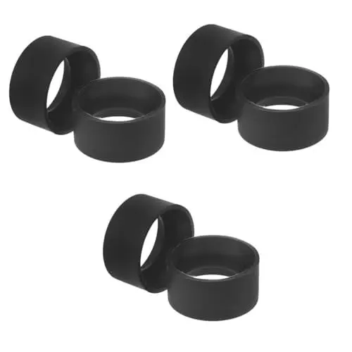 Produktbild: HOODANCOS 6stücke Okularabdeckungen Für Mikroskop Ergonomische Augenmuscheln Schutz Für Okulare Leicht Und Tragbar Für Mikroskop-nutzer