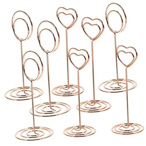 Produktbild: HOODANCOS 8 Stücke High-end-visitenkartenhalter Für Display Tischnummernhalter Fotoständer Hochzeitsmittelstücke