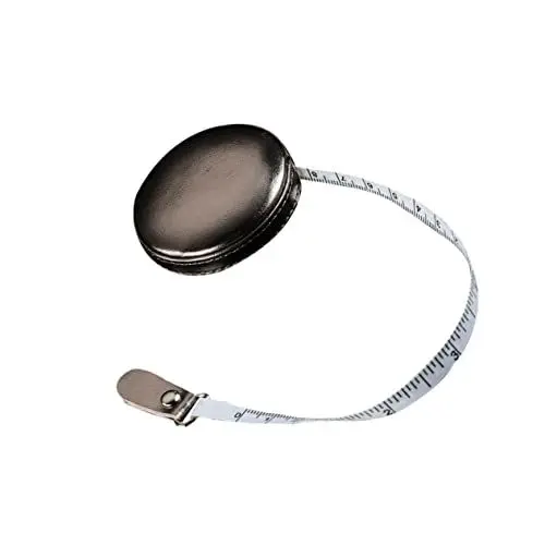 Produktbild: HOODANCOS Längenprüfzubehör Doppelseitiges Klebeband Weiches Maßband Kleidungsband Einziehbares Band Maßband Für Kleidung Doppelklebeband Lineal Messen Silver