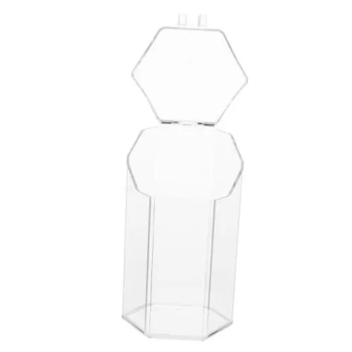 Produktbild: HOODANCOS Lagerplatz aufbewahrungsdose storage boxes make-up-aufbewahrung stift etuie transparenter Stifthalter Schreibwarenbehälter langlebiger Schreibwarenhalter Schreibtischzubehör Abs