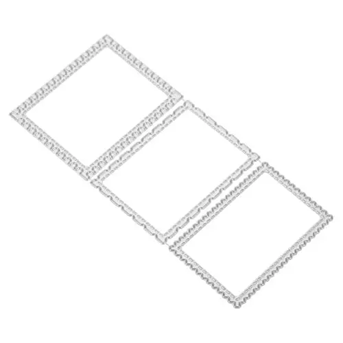 Produktbild: HOODANCOS Rechteckige Rahmen Stanzform Für Scrapbooking Kartenherstellung Bastelarbeiten Und Kreative Kinderprojekte Für Fotoalben Und Einladungen
