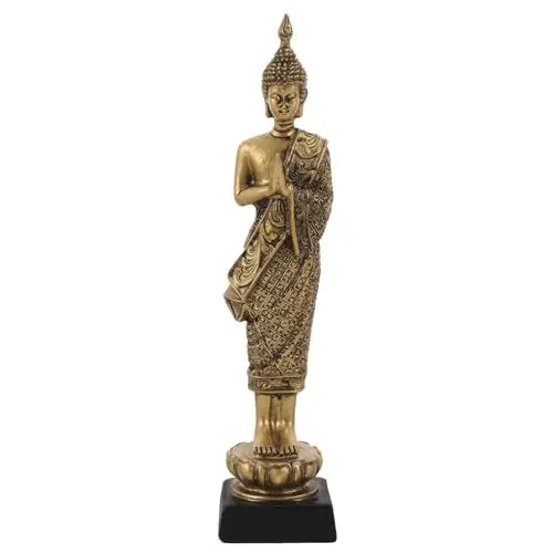Produktbild: HOODANCOS Mini-Buddha-Statue – Kunstharz-Handwerk Mit Zen- Meditations-Buddha-Figur Für Zuhause