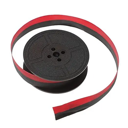 Produktbild: HOODANCOS Tintenband Für Schreibmaschine Kompatibel Mit Druckerband Für Schreibmaschinendrucker Rotes Und Schwarzes Band Aus Strapazierfähigem Material
