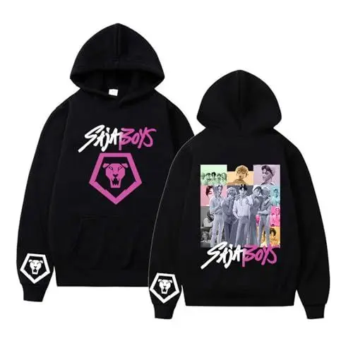Produktbild: Hoodie Damen Sweatshirts mit Kapuze Kapuzenpullover Übergangs Hoody Soft Oberteile mit Taschen Oversized Herbst Kapuzenpulli Langarm Longtops Lang(#C Black,M)