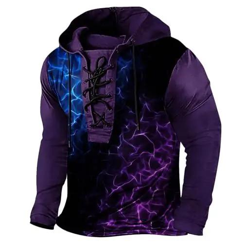 Produktbild: Hoodie Deutschland Pullover Pullover Herren Sommer Hoodie blau Herren Kapuzenshirt Sommer Pullover Herren Weiss kapuzenpulliver Herren Pullover leinenjacke Herren Sommer Kapuzenpullover Herren
