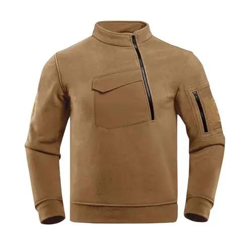 Produktbild: Hoodie Herren North face Half Zip Pullover Herren Half Zip Herren Langarmshirt ski Oberteil Herren Herren Langarmshirt ski Oberteil Herren Fleece Beige XL