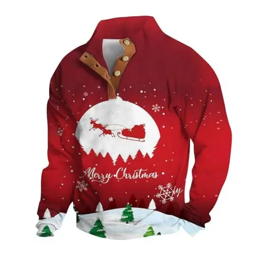 Produktbild: Hoodie Herren Weihnachtspullover Hässlich Kapuzenpullover Herren Hoody Männer Trainingspullover Herren Oversize Hoodie Herren Sweatshirts Für Jungen 100 Kaschmir Pullover Heizly Hoodie Hoodie Herren