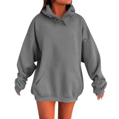 Produktbild: Hoodie Oversize Damen,Hoodie Oversize Damen,Damen,Pullover Kleid Damen,Sweatshirt Damen Baumwolle,Pullover Damen lang,Hoody,Hoodies Damen,Hoodie y2k,Hoodie mädchen,Oversized Hoodie,Damenpullover