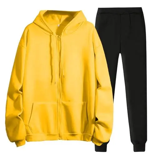 Produktbild: hoodie damen, grüne jogginghose damen, 2 teiler, retro jogginganzug, jogginganzug retro, matching set, sportkleidung frauen set, damennickihausanzug, dame, lounge wear, gym outfit, strickhose, dame