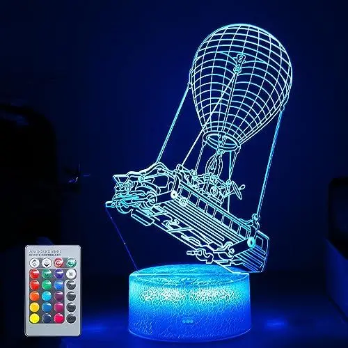Produktbild: Hoofun Batttlebus 3D Optical Illusion Lampe Einzigartige Nachtlicht Kunstwerk Licht 16 Farben Ändern Led Schlaflicht für Wohnkultur Spiel Liebhaber Kinder